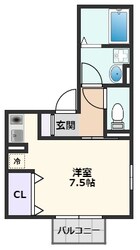 セジュール千里丘の物件間取画像